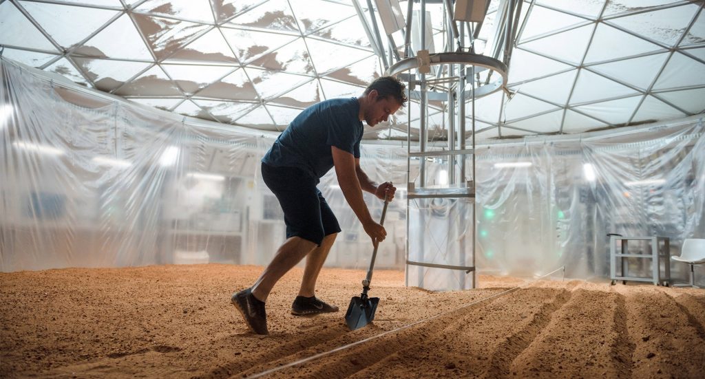 The Martian, Growing Crops, Matt Damon