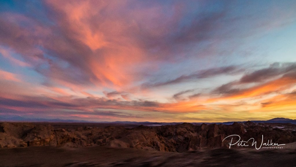 Pete Walker Photography, Chile Landscape, Valle de la luna